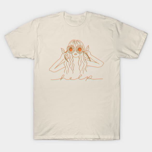 Daisy Eyes T-Shirt by Jill K Design